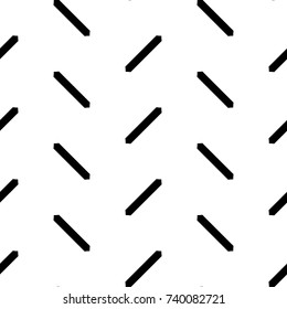 Repeated slanted shapes background. Seamless surface pattern design with polygons ornament. Tilted blocks wallpaper. Jagged figures motif. Digital paper, print. Herringbone image. Checkered vector.