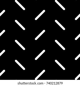 Repeated slanted shapes background. Seamless surface pattern design with polygons ornament. Tilted blocks wallpaper. Jagged figures motif. Digital paper, print. Herringbone image. Checkered vector.