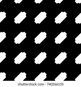 Repeated slanted shapes background. Seamless surface pattern design with polygons ornament. Tilted blocks wallpaper. Jagged figures motif. Digital paper, print. Octagons image. Checkered back. Vector.