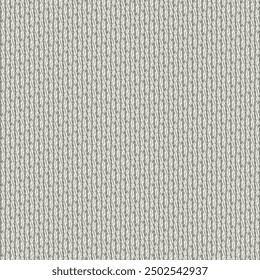 Repeated textured pattern with stripes or striations, with curls on some diagonal lines. Gray floor carpet. Abstract vector.