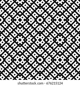 Repeated white ornamental sign composition. Seamless surface pattern design with ethnic ornament. Embroidery motif. Cultural art wallpaper. Digital paper with ancient ornaments. Decorative vector work