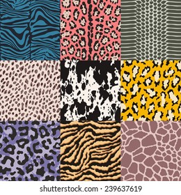 repeated wildlife animal skin texture