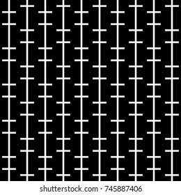 Repeated zipper lines background. Seamless striped surface pattern design ornament. Crossed stripes and strokes wallpaper. Ethnic embroidery motif. Digital paper, web design, textile print. Vector art