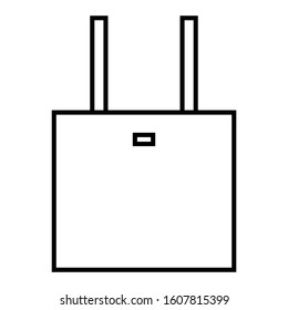 Repeater Network Device Outline Icon Symbol