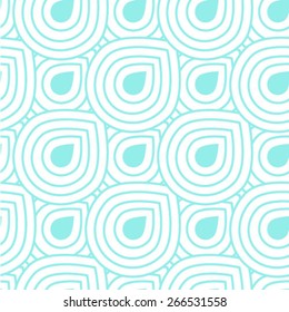 Repeating abstract background, Vector drop seamless pattern. 