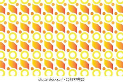 A repeating abstract geometric design featuring a blend of CMYK and RGB colors, suitable for various design applications and textures.
