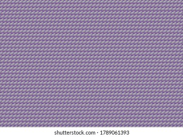 Repitiendo el fondo abstracto volumétrico 3D con un tinte morado. Puede utilizarse como banner, portada para las cubiertas de teléfonos, impresiones de ropa y bolsas, cuaderno de negocios, libros 