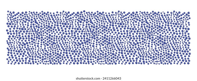 Wiederholter Hintergrund mit blauen Kreisen. Stilvolles geometrisches Muster.