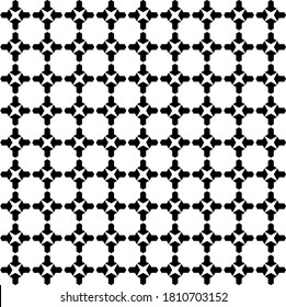 Cuadrado abstracto repetido en blanco y negro,puntos,fondo de diseño de patrones rhombus. diseño vectorial