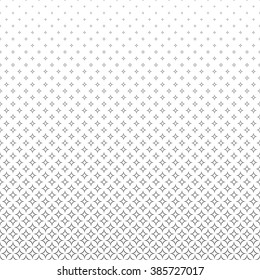 Repeating black and white abstract star pattern background