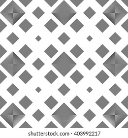 Repeating black and white square pattern background