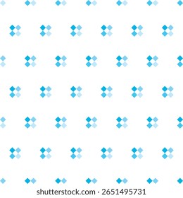 Repitiendo Formas de diamantes azules en la superficie blanca