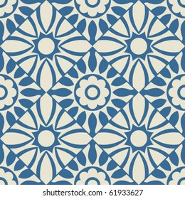 repeating blue textile design