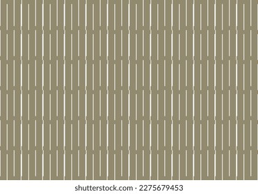 Diseño de línea vertical de pastel marrón repetitivo para fondos. Patrón sin inconvenientes. Mosaico. Geometría. Diseño gráfico de ilustración vectorial.