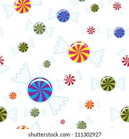 Repeating Candy Background