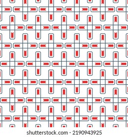 repeating checks pattern. Vector illustration of geometric pattern with check.