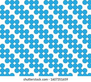 Repeating  circle shape vector pattern