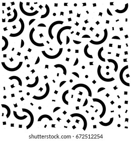 Repeating decorative geometric vector pattern