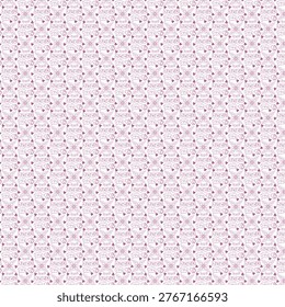 repeating design of small hearts and love words on pink background
