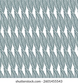  repeating design of stylized leaves or petals, possibly resembling fish scales, arranged in diagonal rows.