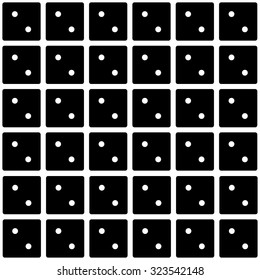 Repeating dice on a wallpaper effect