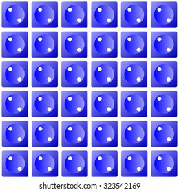 Repeating dice on a wallpaper effect
