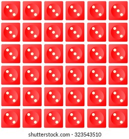 Repeating dice on a wallpaper effect