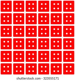 Repeating dice as a wallpaper effect