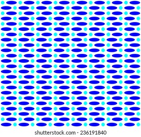 repeating dots and ovals - seamless wallpaper pattern
