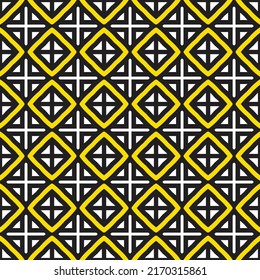 Repeating European pattern featuring tiled geometric shapes and other decorative elements