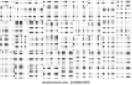 Répéter la demi-teinte estompée. Motif harmonieux. Arrière-plan fondu. Motif géométrique simple et petit. Répétez la texture fanée. Un point abstrait abstrait répétitif pour les empreintes. Illustration vectorielle