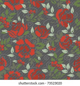 Repeating floral pattern