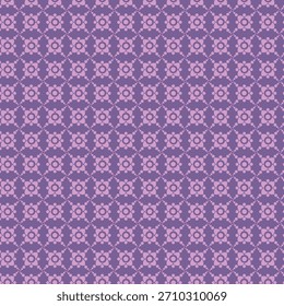 Repeating Floral Pattern on Lilac Background Design