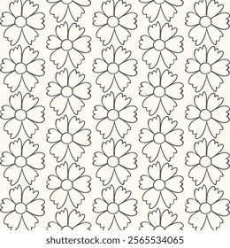 Repeating Floral Texture Vector Background
