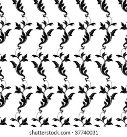 repeating floral tile for use as print or web backdrop - will repeat seamlessly