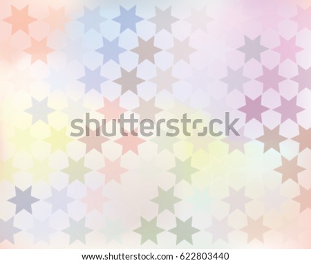 Repeating geomatric pattern on colorful background