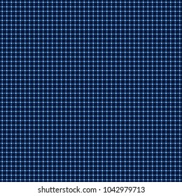 Repeating geometric blue and black tiles. Modern stylish texture. Trendy contemporary graphics. Vector seamless pattern.