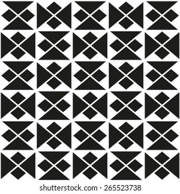 Repeating geometric elements. Vector seamless pattern.  