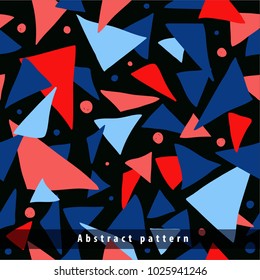 Repeating geometric flat patterns. Contemporary graphic design. Good for textiles, for book design, website background.