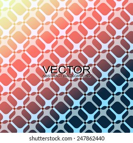 Repeating geometric pattern on the colored background. Vector illustration