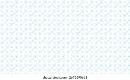 A repeating geometric pattern of small light blue starburst shapes filling a white background.