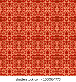 Repeating Geometric Pattern with Triangle, Zig Zag. Vector Background, Texture. For Design Invitation, Interior Wallpaper, Cover Card, Technologic Design. rED GOLD COLOR