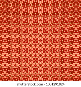 Repeating Geometric Pattern with Triangle, Zig Zag. Vector Background, Texture. For Design Invitation, Interior Wallpaper, Cover Card, Technologic Design. rED GOLD COLOR