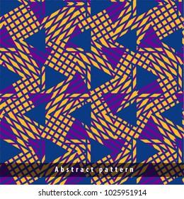 Repeating geometric patterns. Contemporary graphic design. Good for textiles, book design, website background.