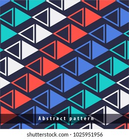 Repeating geometric patterns. Contemporary graphic design. Good for textiles, book design, website background.