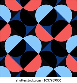 Repeating geometric patterns. Contemporary graphic design. Can be used in textiles, for book design for print materials