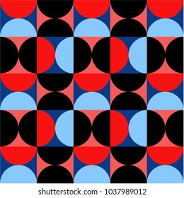 Repeating geometric patterns. Contemporary graphic design. Can be used in textiles, for book design for print materials