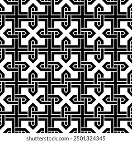 Repeating Geometric patterns of Graphic design. Artistic shapes Seamless pattern of Printable vector.