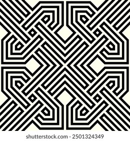 Repeating Geometric patterns of Graphic design. Artistic shapes Seamless pattern of Printable vector.