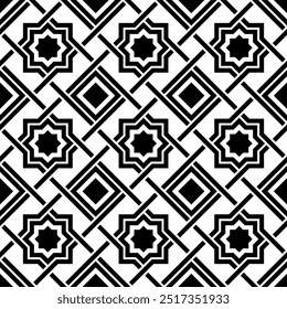 Repeating Geometric patterns Graphic design of Seamless pattern background, printable vector Art.